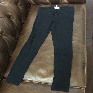 Jessica Simpson maternity black underbelly pants